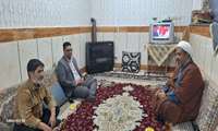 دیدار و تجلیل از جانباز سید حسن هاشمی